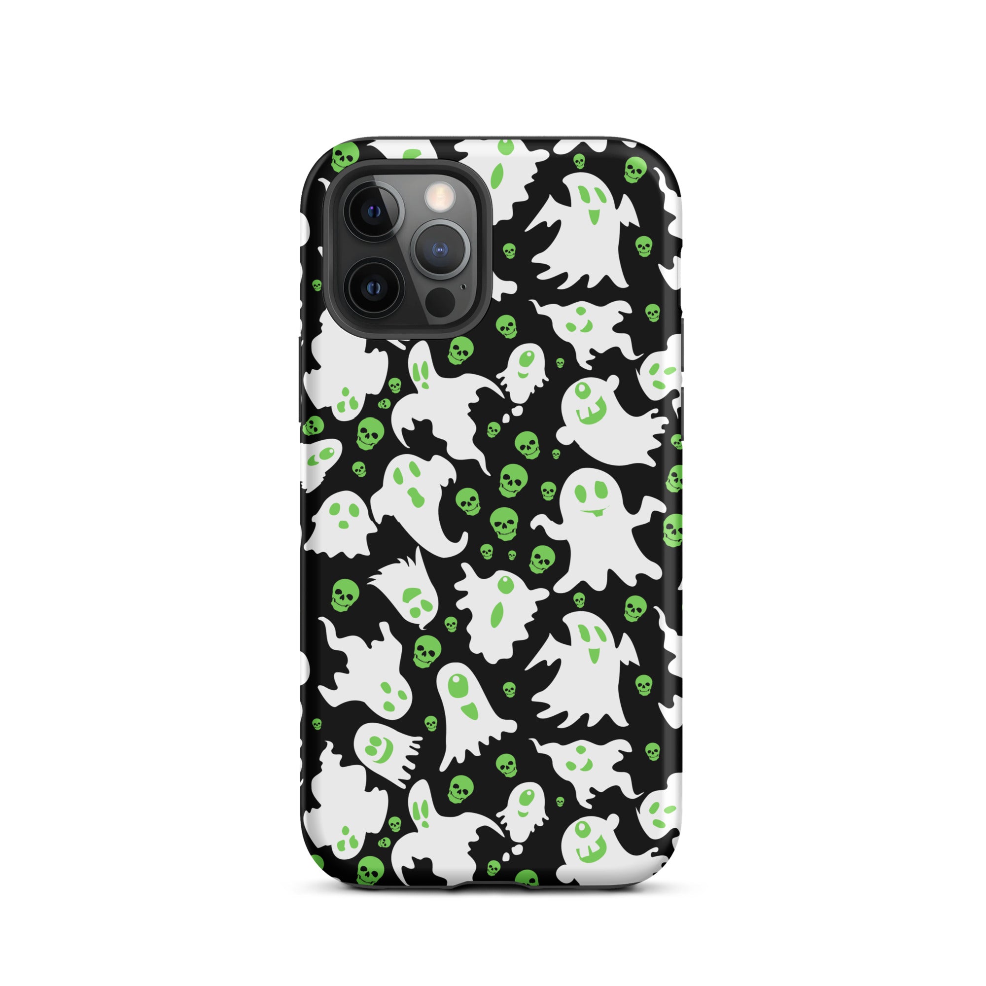 Premium Spooky Specter iPhone Case - Durable & Stylish Ghost Design for iPhone 14/13/12/11 Pro Max - Perfect for Halloween, Cosplay & Themed Parties