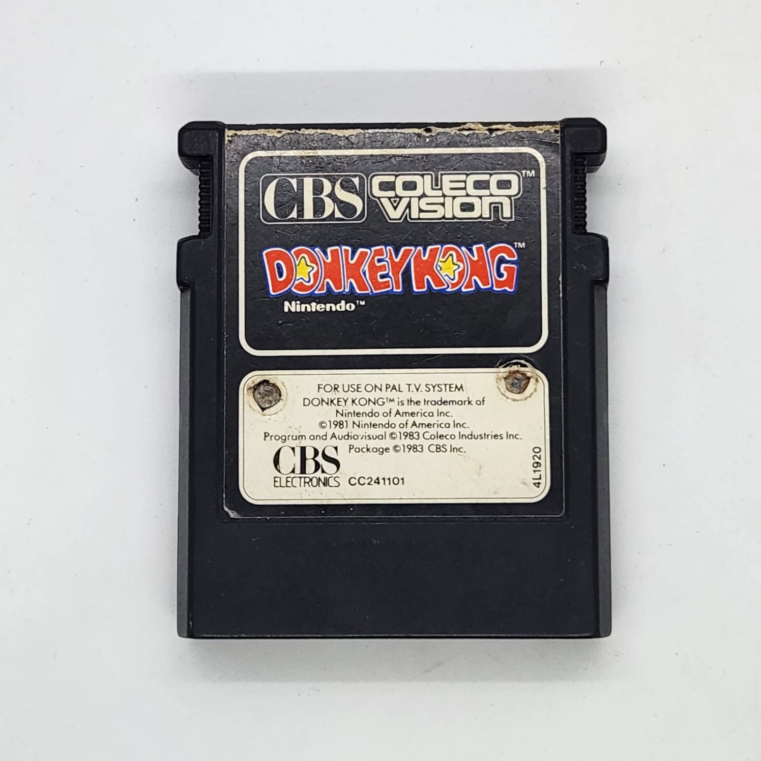 Donkey Kong Nintendo Coleco Vision Game Cartridge - Retro Gaming Collectible for Classic Arcade Fun at Home