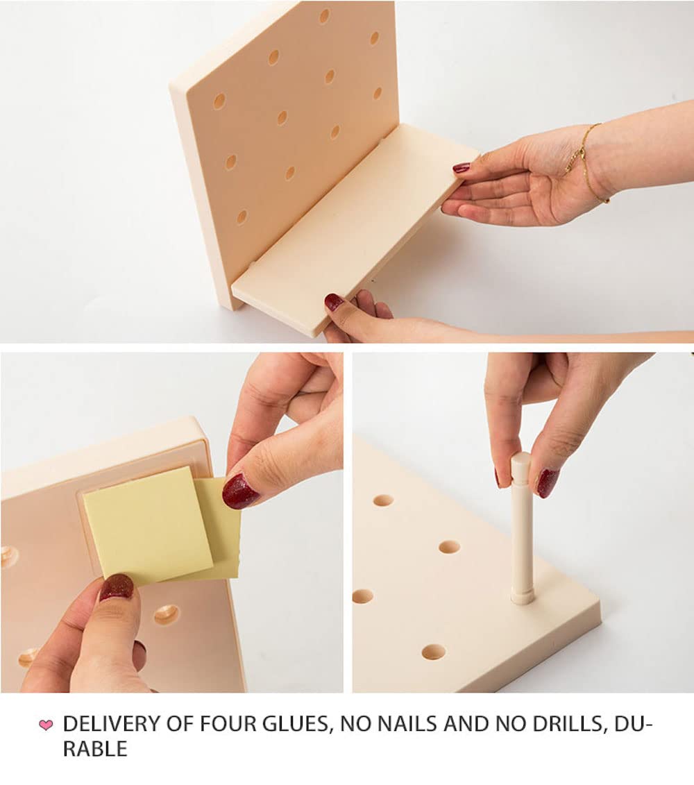 DIY Wall Shelves 8.7 Inch - No Drill Damage-Free Kawaii Floating Shelves for Bedroom, Dorm & Balcony - Multi-Layer Easy Assembly Wall Storage Rack for Teen Girls (White) | Perfect for Organizing Books, Plants & Decorative Items