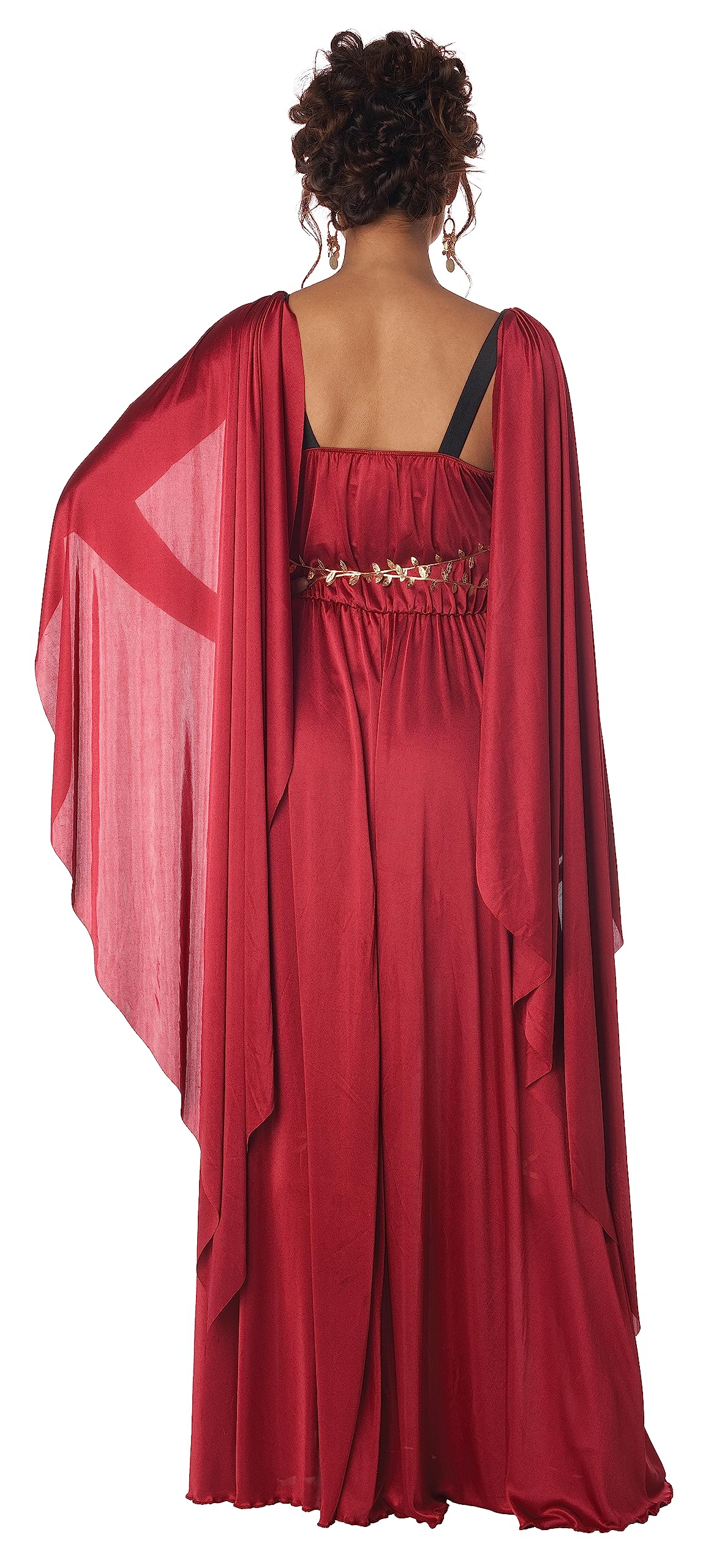 Women's Red Roman Goddess Costume - Elegant Halloween Dress for Cosplay, Themed Parties & Renaissance Fairs | Perfect for Halloween Costumes, Cosplay Events & Historical Reenactments