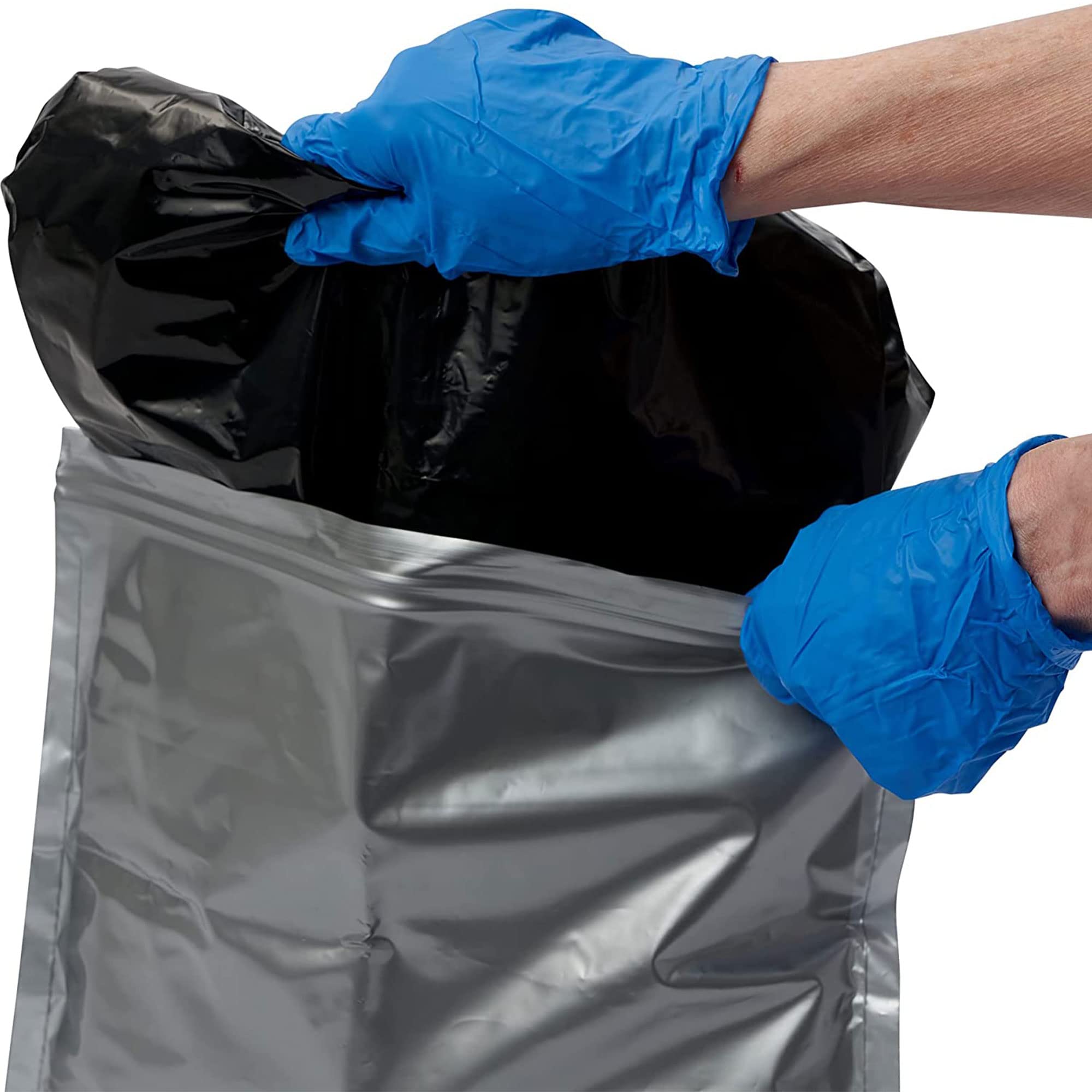 Reliance Products Double Doodie Disposable Plastic 2L Capacity Portable Camping Toilet Waste Bags - 24 Pack, Black | Leak-Proof & Odor-Control for Outdoor Camping, Hiking, RV Trips & Emergency Preparedness