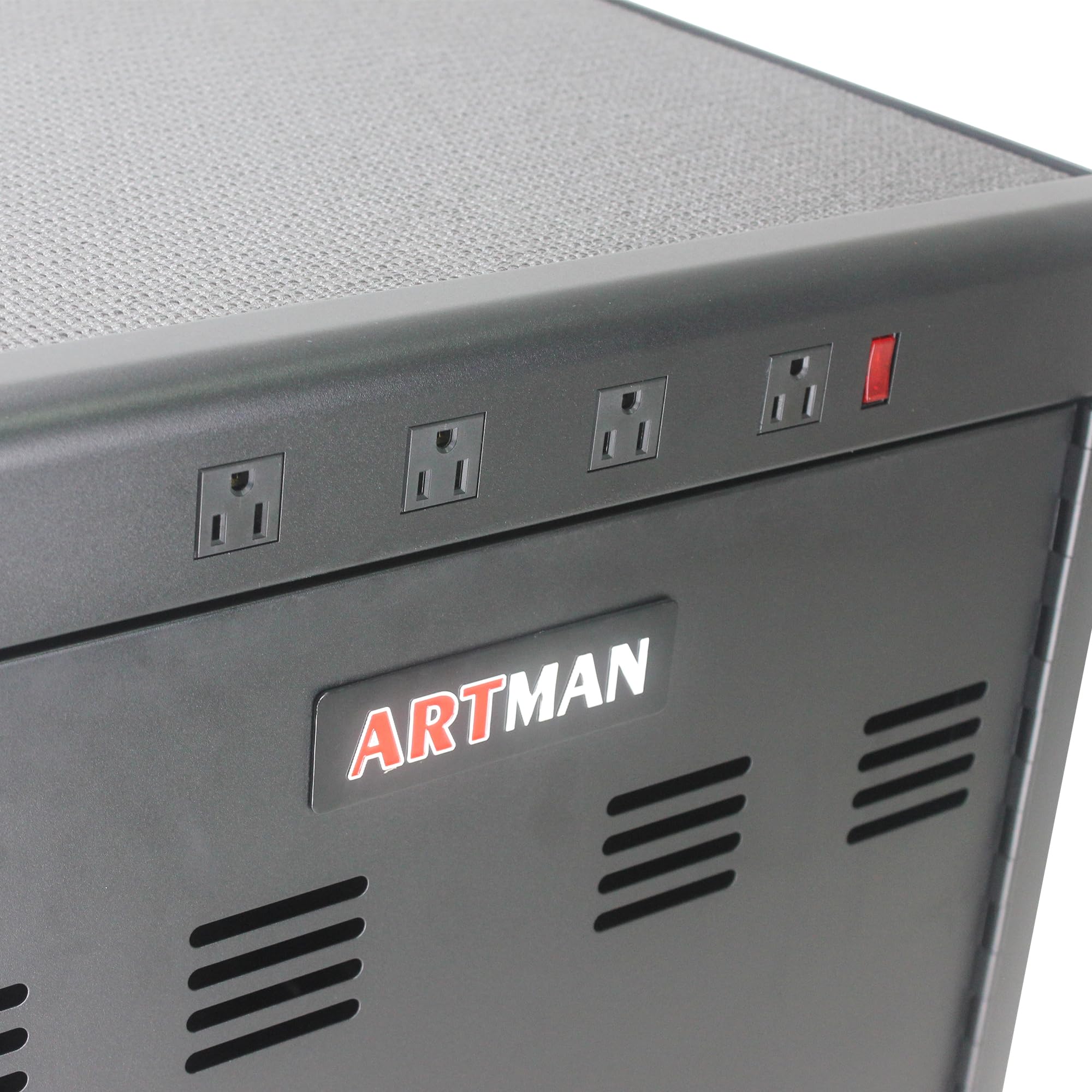 36-Port Mobile Charging Cart & Storage Cabinet for Tablets, Laptops, iPads (Up to 16.3
