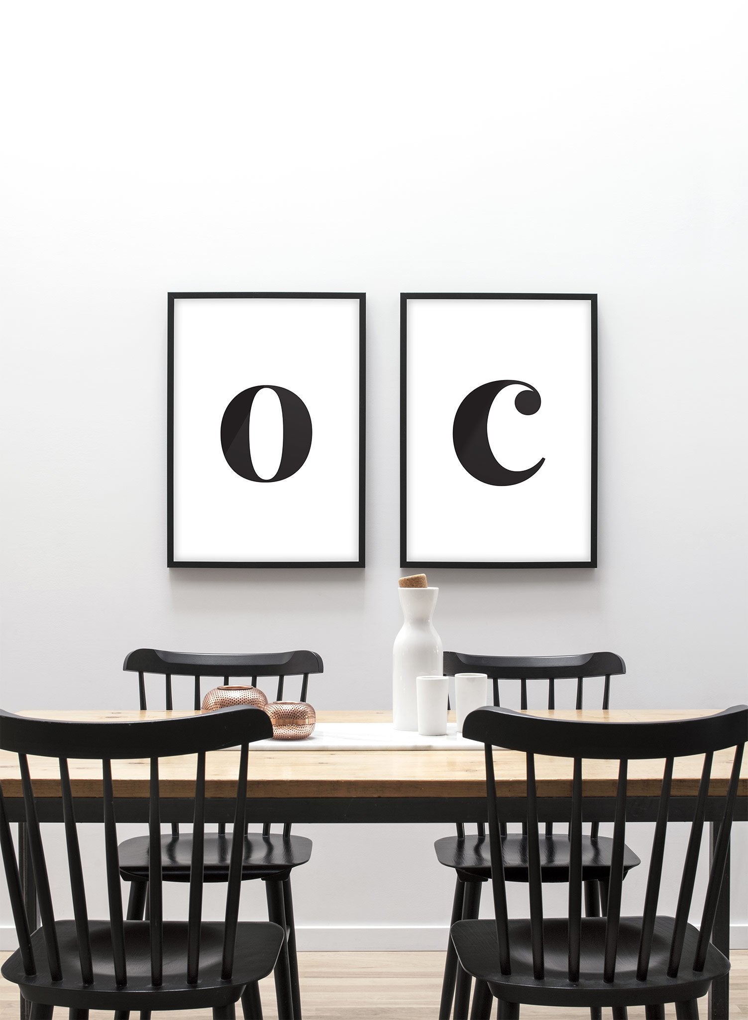 Lowercase Letter O Poster - Educational Alphabet Wall Art for Kids' Rooms & Classrooms - Perfect for Early Learning & Homeschooling Decor