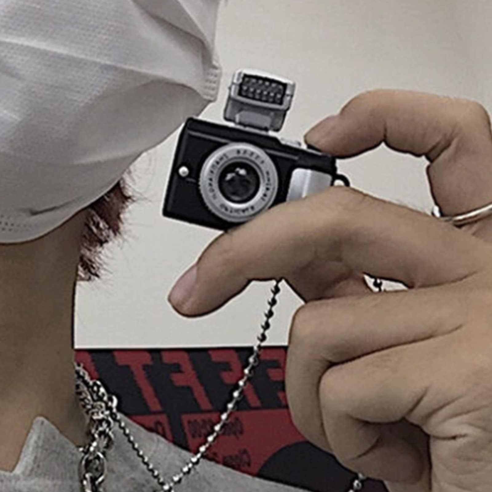 Spy Camera Necklace - Hidden Camera Pendant with Night Vision & Motion Detection | Discreet HD Recording Jewelry for Men & Women | Perfect for Security, Travel & Vlogging Accessories