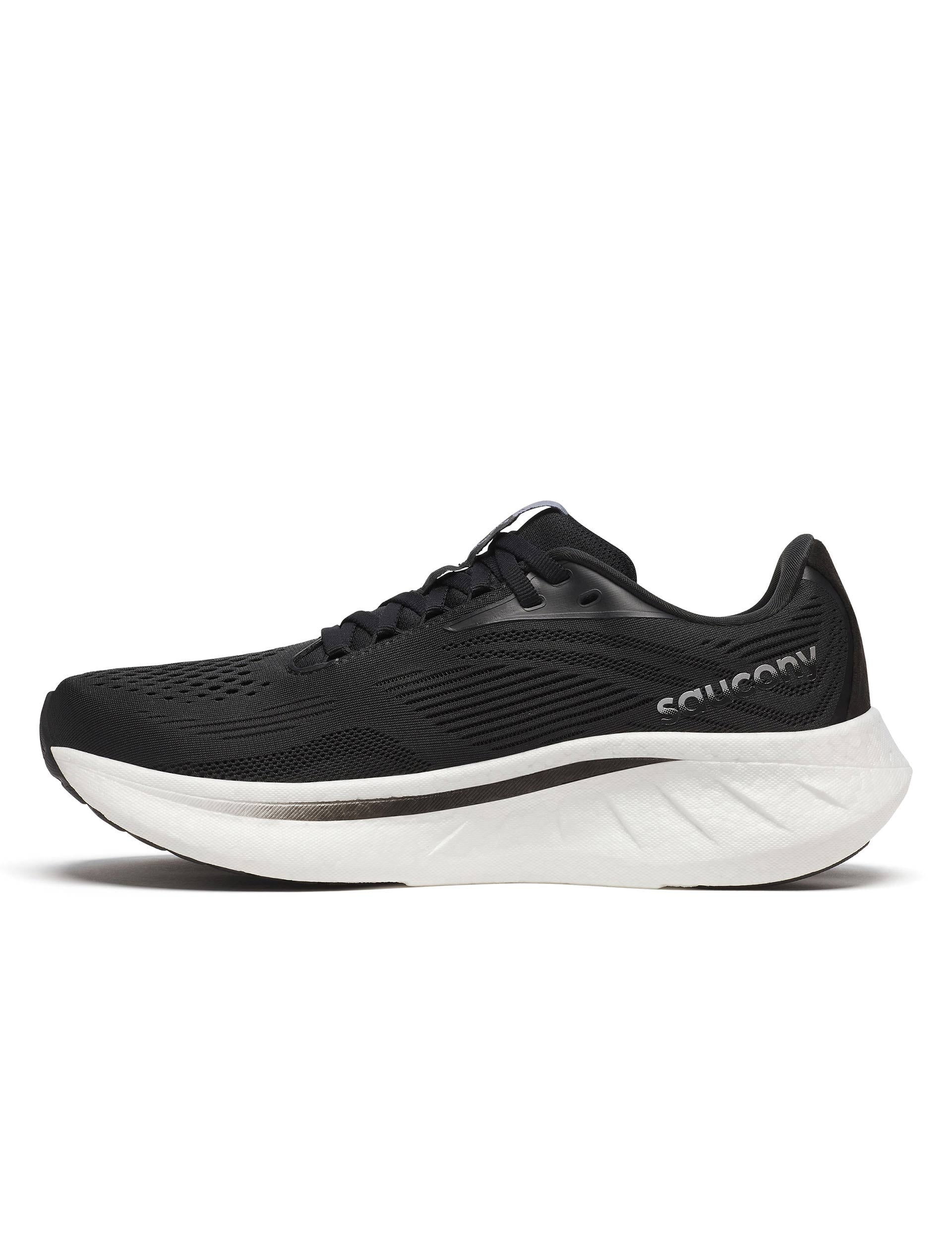 Ride 18 Black/White Running Shoes - Lightweight Cushioned Sneakers for Men & Women - Perfect for Jogging, Gym Workouts & Daily Wear