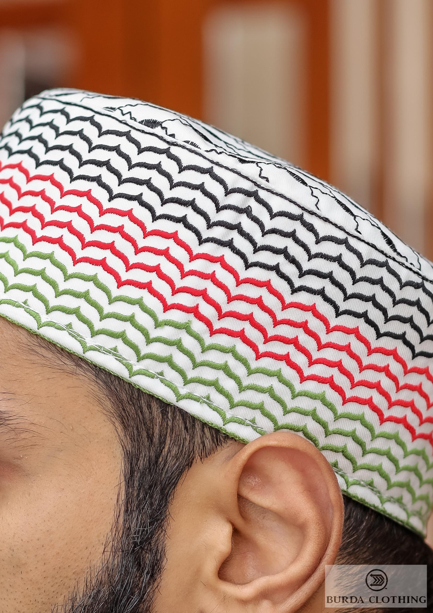 Stylish Kufiya Kufi Hat - New Arrival for Men | Perfect for Outdoor Activities, Travel & Cultural Events