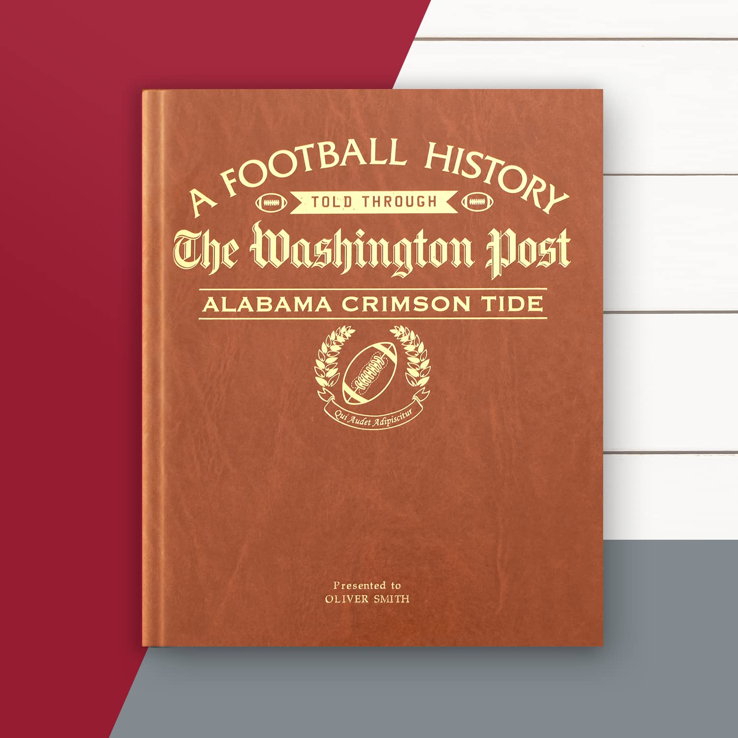 Personalized College Football Newspaper History Book - A3 Large Deluxe Hardcover for Fans, Alumni & Students | Unique Sports Memorabilia Gift for Graduation, Game Day & Home Decor