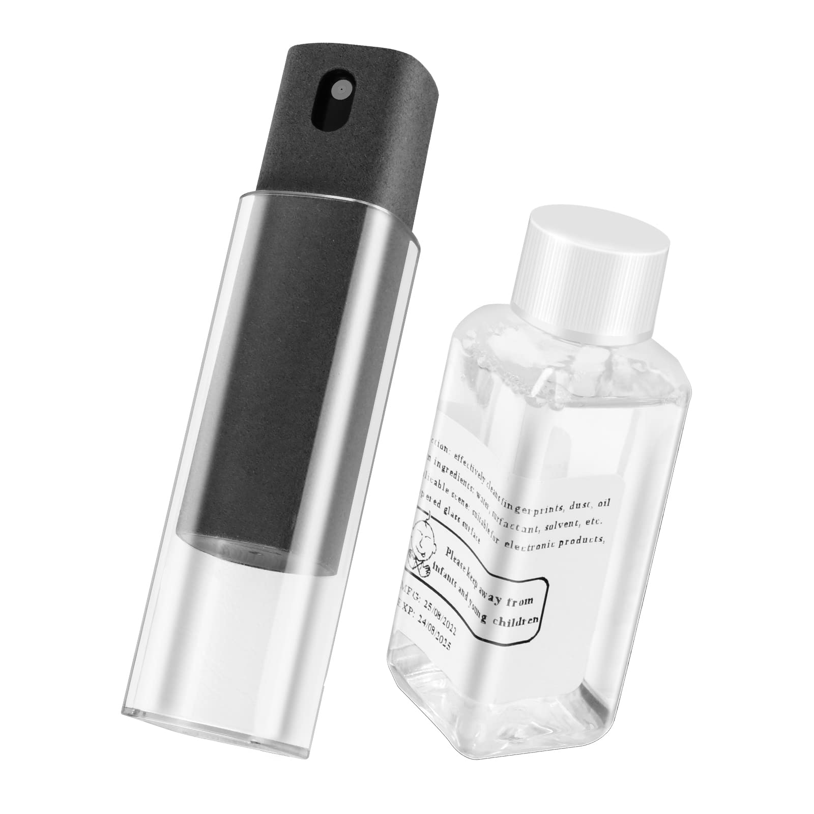 AKARY Screen Cleaner Kit - 50ml Refillable Cleaning Spray for Phone, Tablet & Laptop - All-in-One Electronic Device Cleaning Solution - Perfect for Home, Office & Travel Use