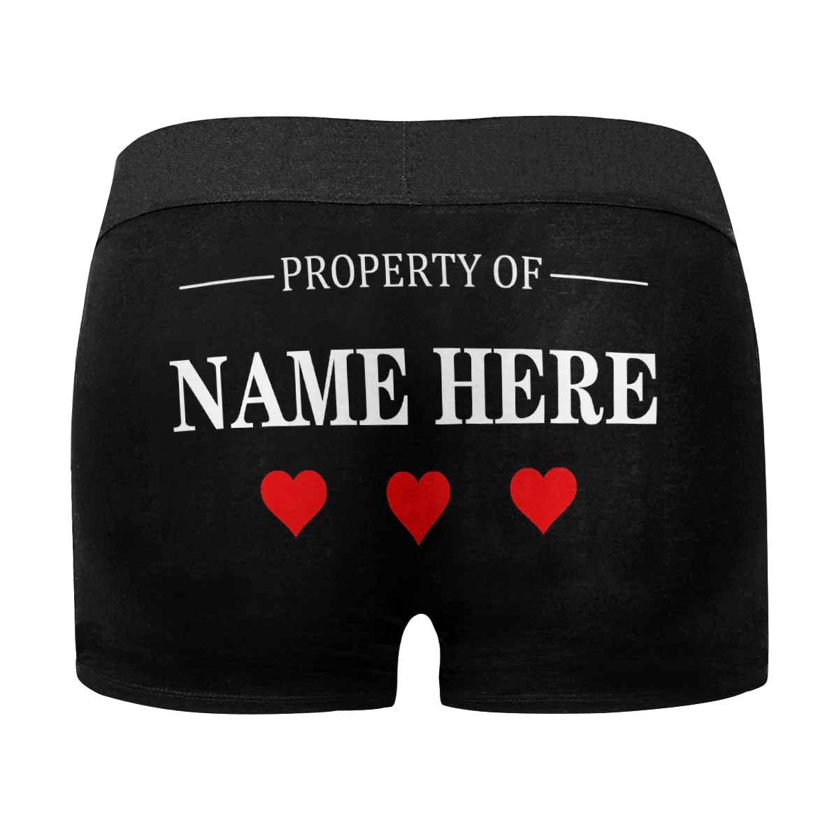 Custom Men's Boxer Briefs with Personalized 