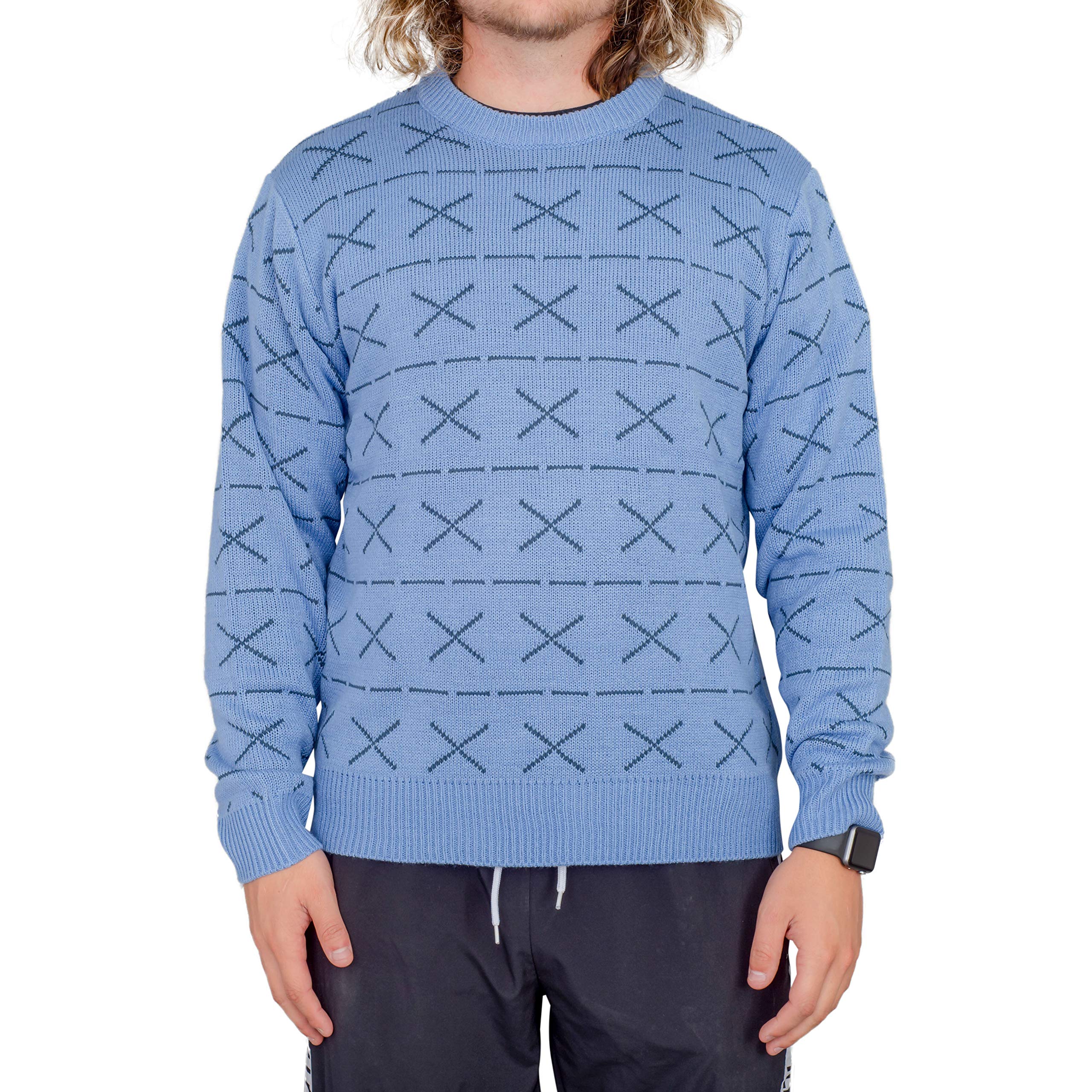 Funny Horse Man Ugly Christmas Sweater for Men & Women - Festive Holiday Party Outfit for Xmas, Office Parties & Family Gatherings
