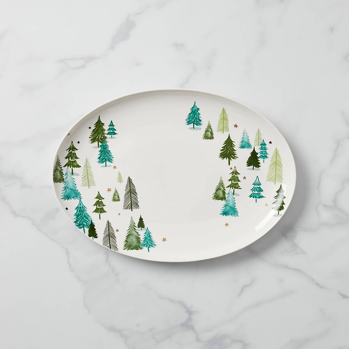 Balsam Lane Elegant Serving Platter - Premium Porcelain Appetizer Tray for Entertaining, Dinner Parties & Holiday Gatherings - Perfect for Cheese, Charcuterie & Desserts