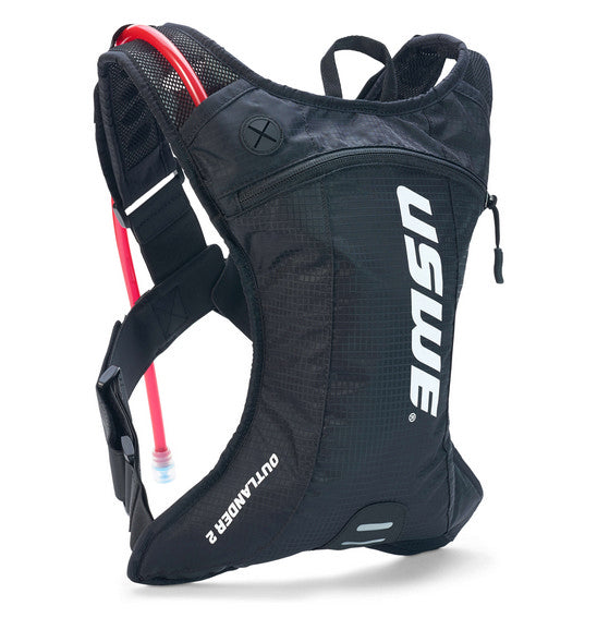 Outlander 2L Hydration Backpack - Lightweight Water Bladder Pack for Hiking, Running, Biking & Outdoor Adventures - BPA Free Leakproof Design