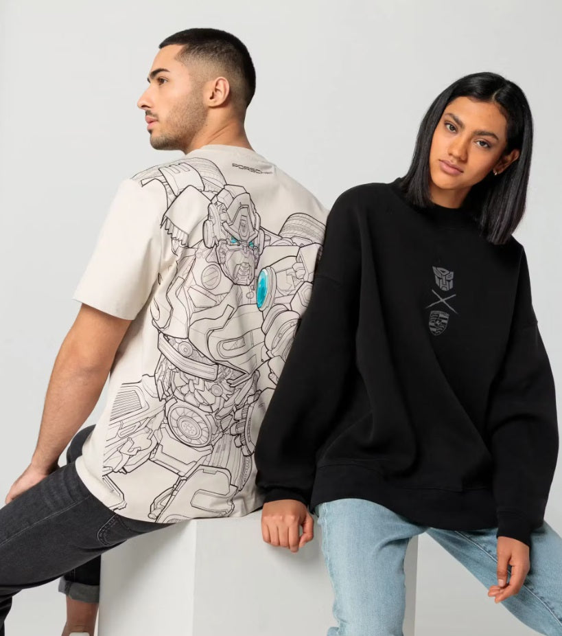 Porsche Sweatshirt - Transformers: Rise of the Beasts Collaboration - Men's & Women's Casual Pullover Hoodie - Perfect for Movie Fans, Car Enthusiasts & Streetwear Fashion