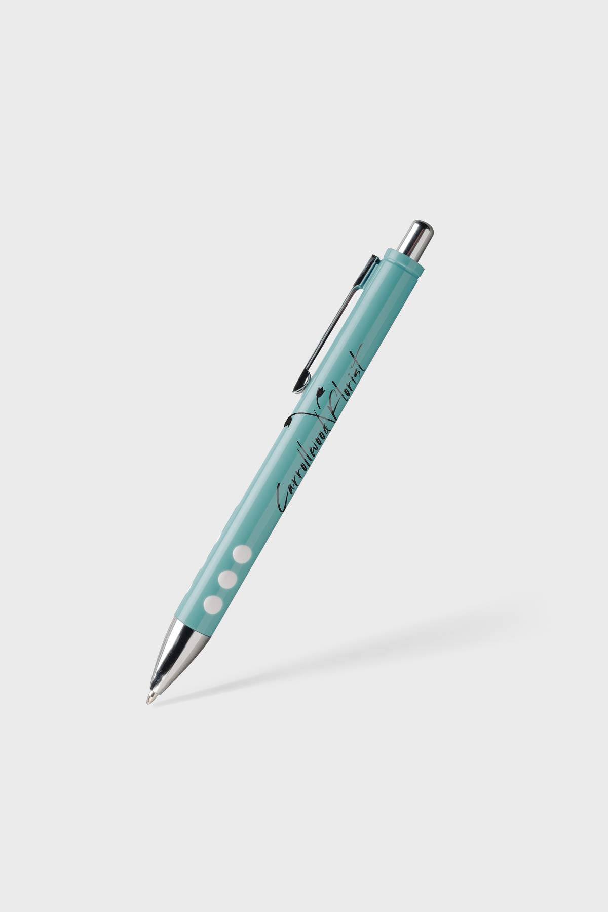 250 Pack Customizable Retractable Ballpoint Pens with Black Ink - Bulk Promotional Pens for Business, Events & Giveaways - Jumbo Barrel Light Blue (Text Printing Available) - Perfect for Trade Shows, Corporate Gifts & Branding Campaigns