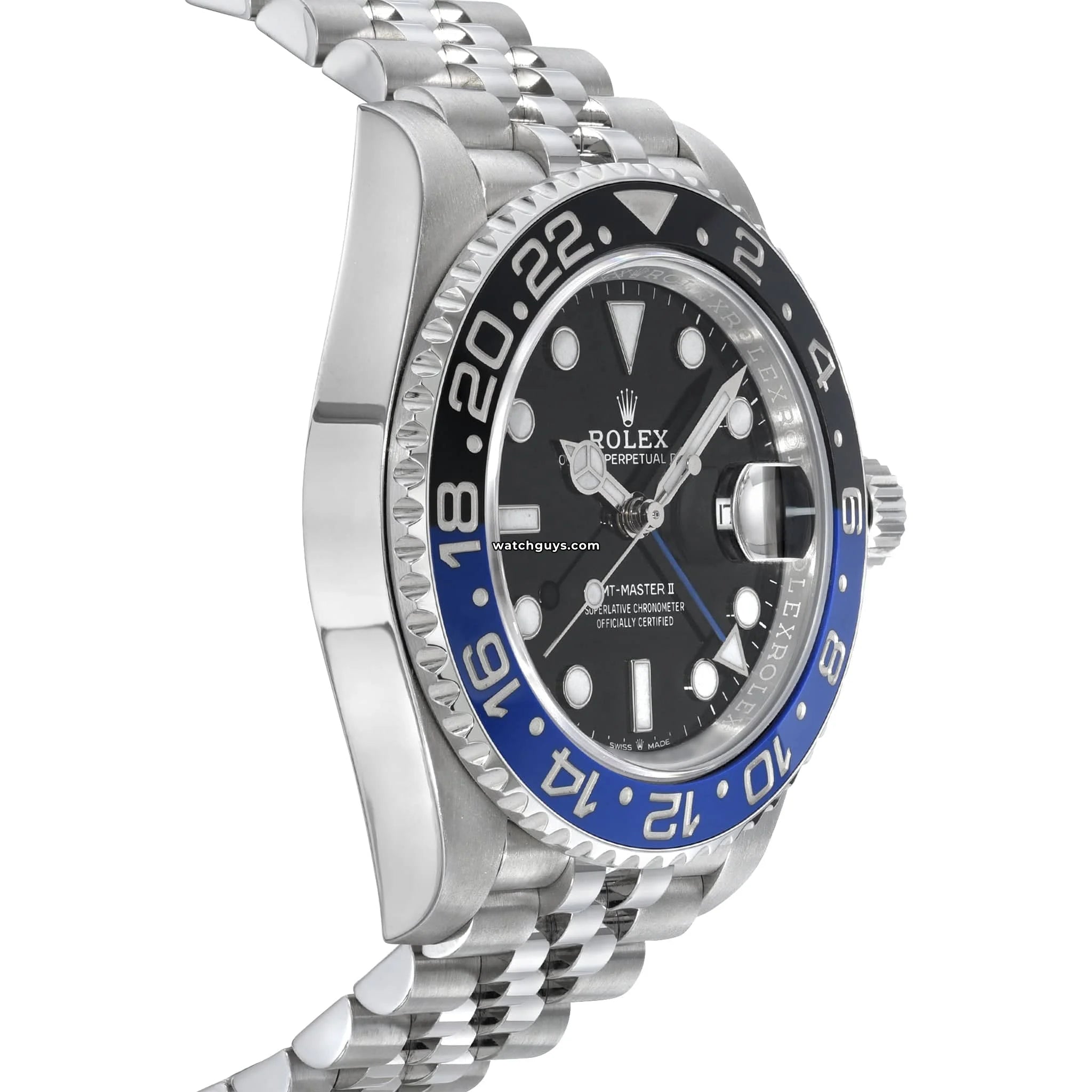 Rolex GMT Master II 126710BLNR Batgirl Stainless Steel Watch - Luxury Men's Timepiece for Travel & Business Professionals