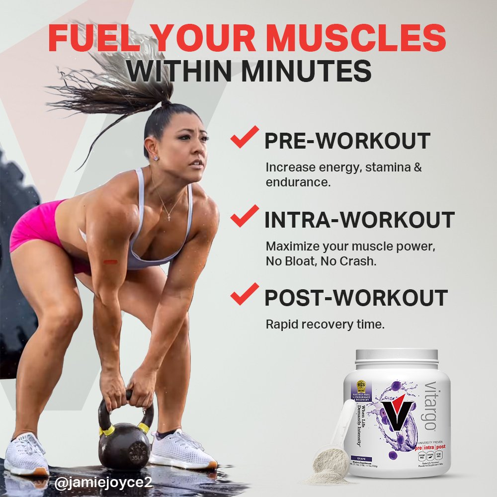 Vitargo Fast-Absorbing Carbohydrate Powder for Athletes - Pre & Post Workout Energy Boost, Muscle Recovery & Endurance Support