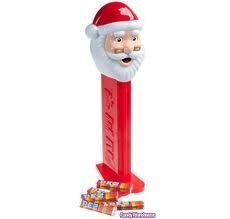 Santa Claus PEZ Candy Dispenser with 2 Refills - Fun Holiday Gift & Collectible for Christmas Stocking Stuffers, Office Treats & Party Favors
