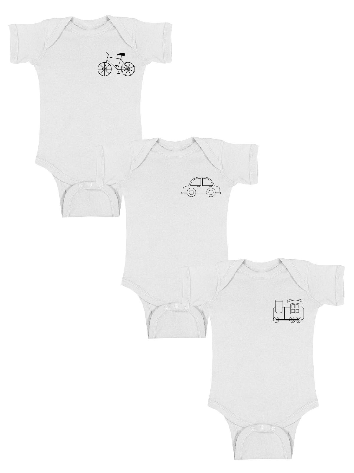 Awkward Styles Baby Boy Newborn Outfits - 3-Piece Set (6m, 12m, 18m, 24m) | Soft Cotton Bodysuits for Infants | Perfect for Playdates, Photos & Everyday Wear