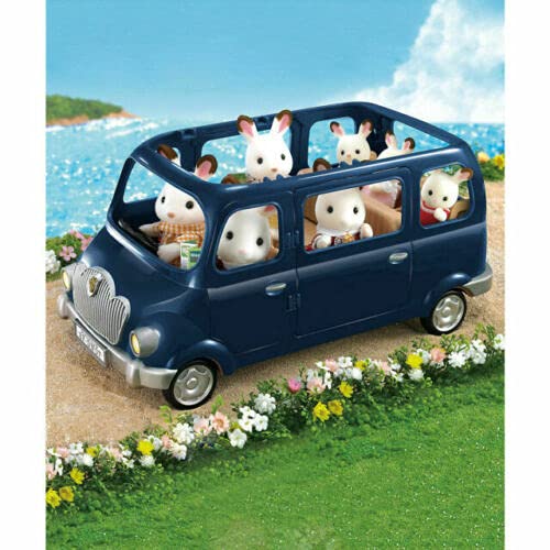 Sylvanian Families Bluebell Seven Seater Dollhouse Furniture Set - 7-Piece Collectible Toy for Kids & Collectors | Perfect for Pretend Play, Room Decor & Gift Giving