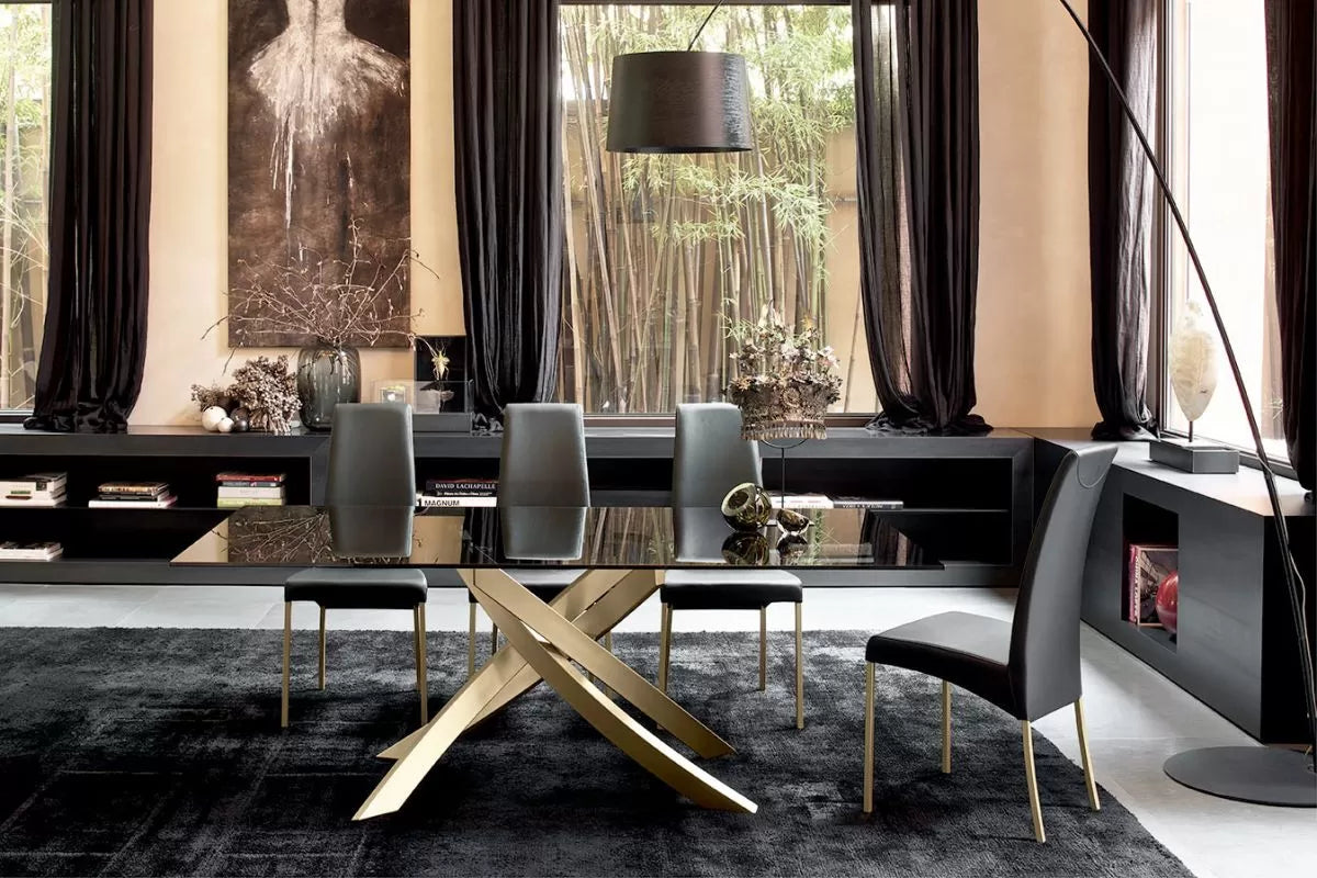 Artistico Rectangular Marble and Ceramic Coffee Table - Modern Living Room Centerpiece for Home Decor