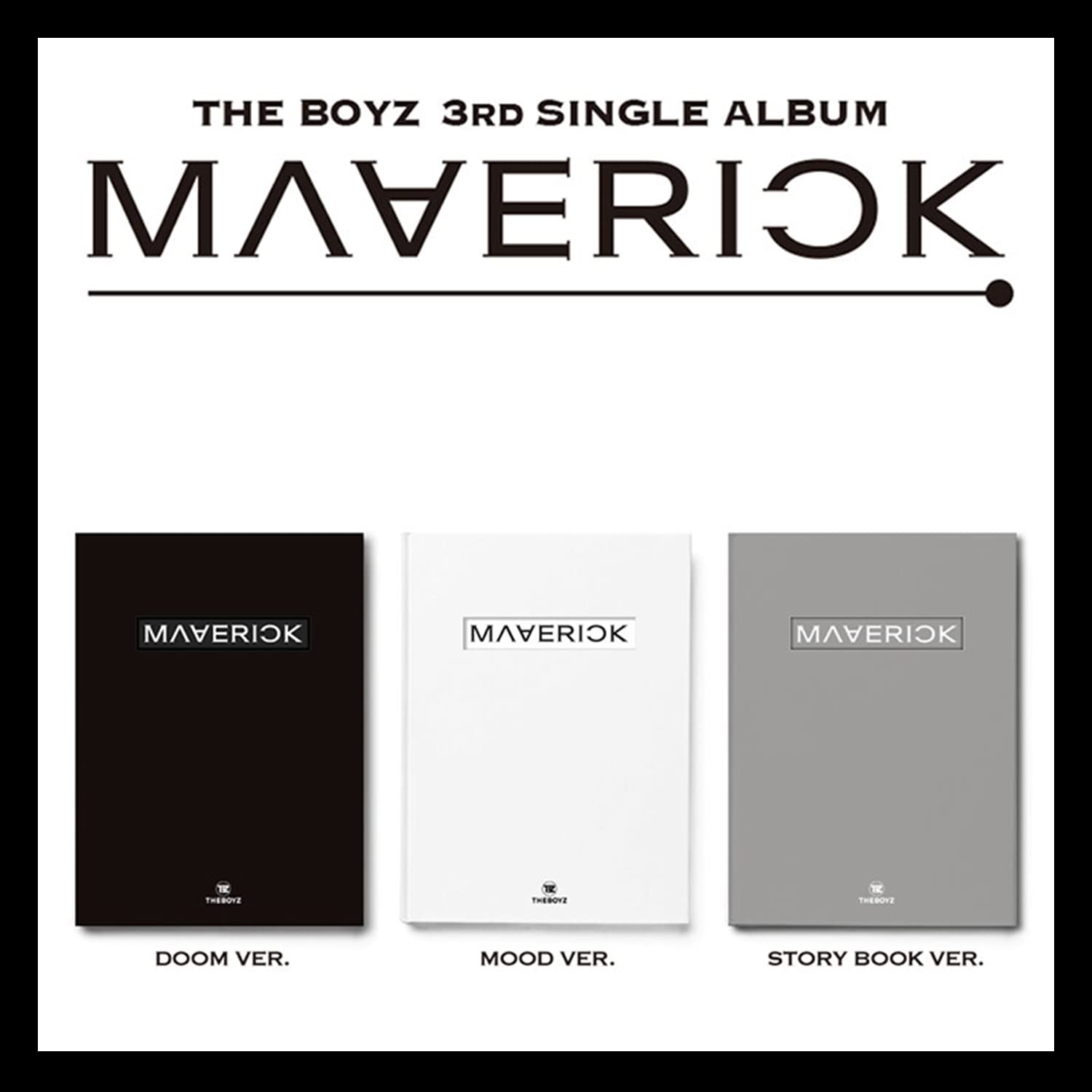 THE BOYZ 3rd Single Album [MAVERICK] (MOOD Ver) - K-Pop Photo Book, CD, Collectible Cards & Poster | Perfect for K-Pop Fans, Album Collectors and Gift Giving