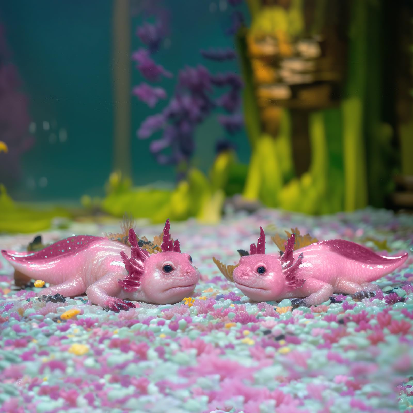 Large Axolotl Resin Molds Silicone - 3D Detailed Animal Epoxy Molds for DIY Crafts, Gifts & Home Decor | Flexible, Thickened & Easy Demold Silicone Molds for Resin Art, Jewelry Making & Creative Projects