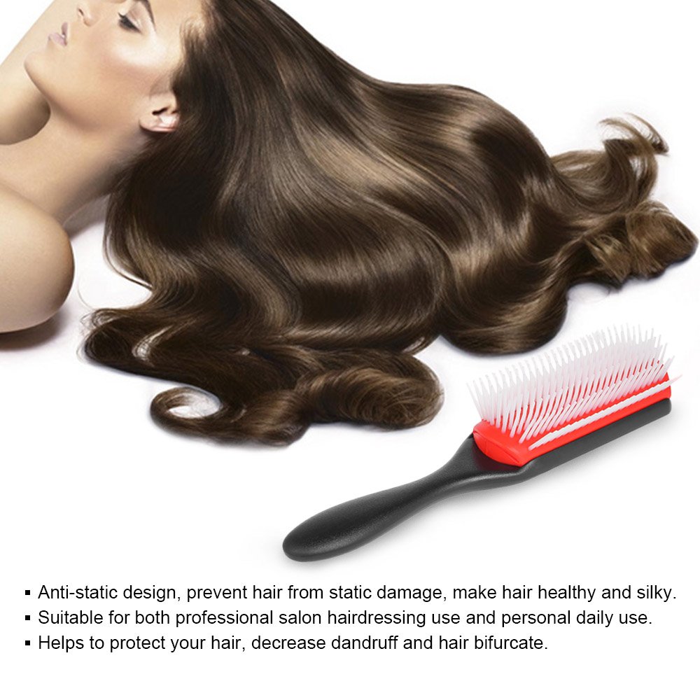 Scalp Massage Brush for Women - Anti Static Hair Comb with Soft Handle for Detangling & Styling - Perfect for Daily Hair Care, Salon Styling & Relaxing Scalp Massage