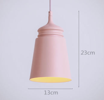 LEWINA Pastel Colored Pendant Light - Modern Hanging Ceiling Lamp for Bedroom, Living Room & Dining Room Decor - Pre Order Now