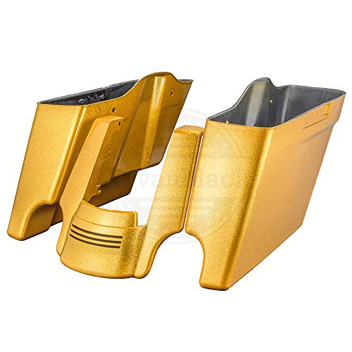 Stretched Saddlebag Bottoms with Rear Fender Extension