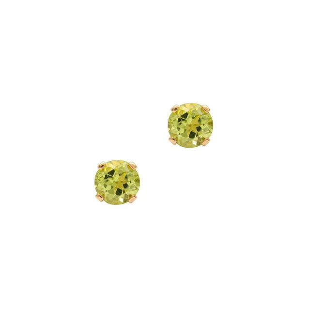 2.3mm Genuine Birthstone 14K Gold Stud Earrings for Women - Perfect Gift for Birthday, Anniversary & Everyday Wear