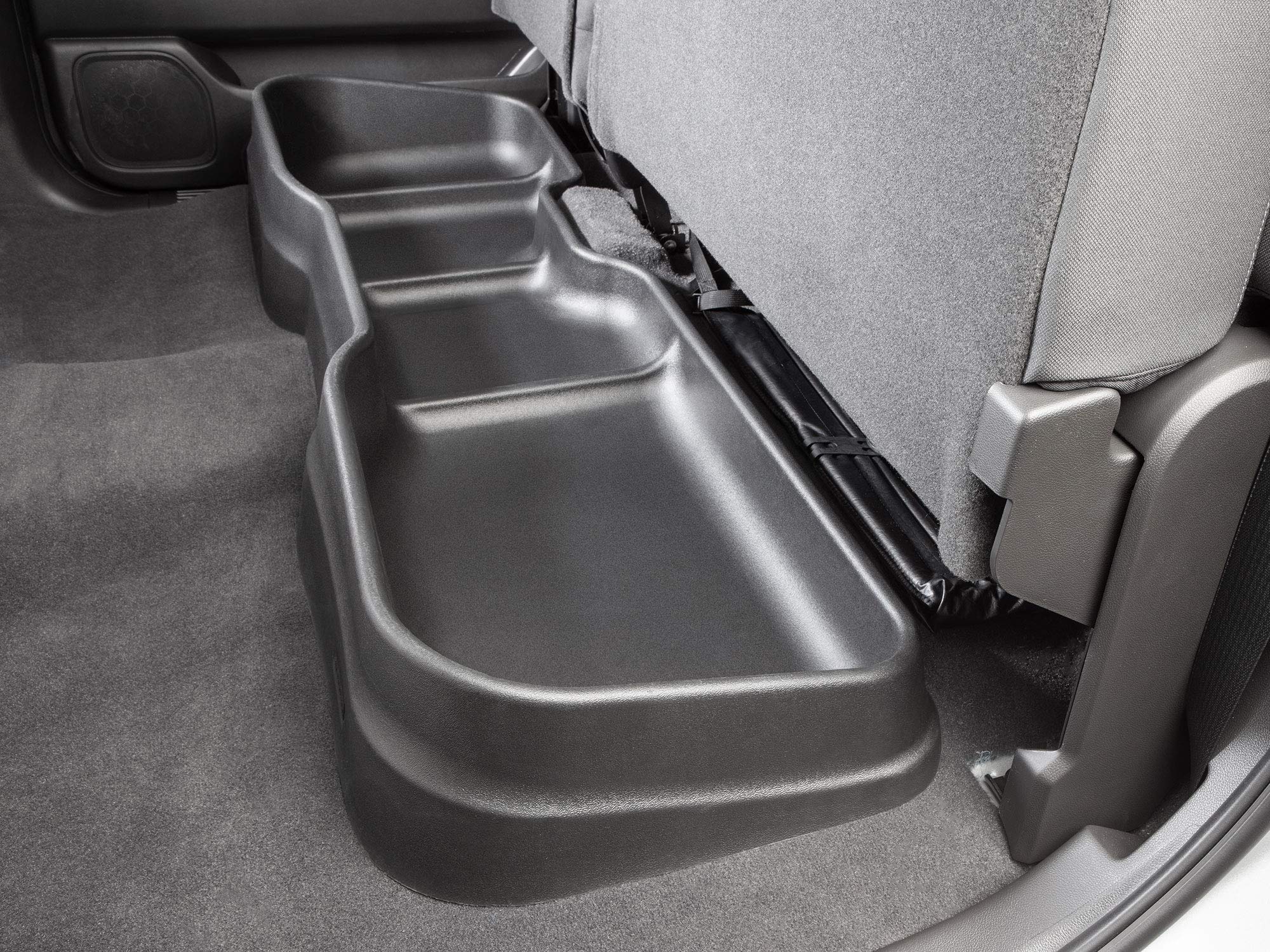 WeatherTech Under Seat Storage System for Toyota Tundra Double Cab (4S008) - Black | Secure Truck Organizer for Tools, Gear & Emergency Supplies | Perfect for Road Trips, Work Sites & Outdoor Adventures