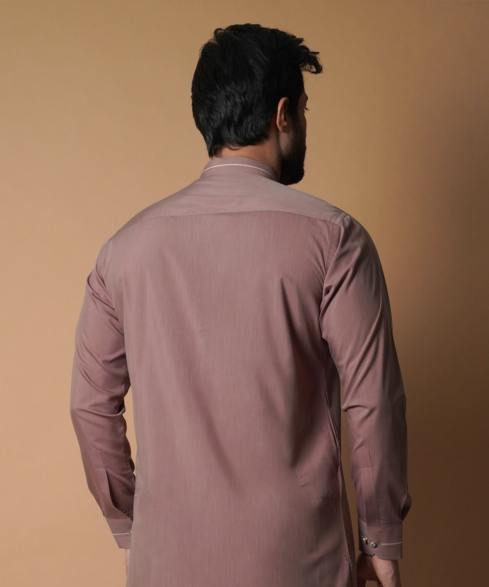 Elegant Dusty Rose Kurta and Pants Set for Women - Traditional Indian Ethnic Wear - Perfect for Festivals, Weddings, and Special Occasions