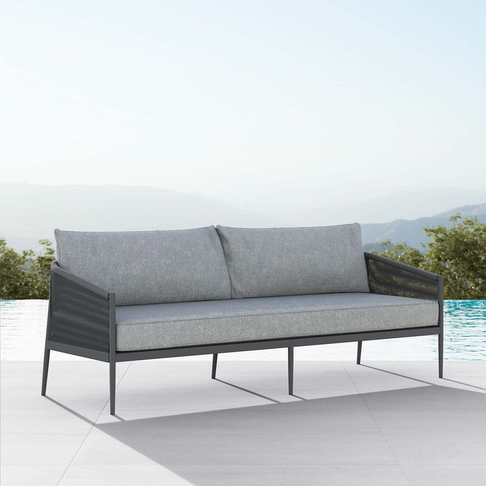 Catalina 3-Seat Outdoor Patio Sofa Set - Waterproof Wicker Furniture for Garden, Poolside, Deck & Backyard Relaxation