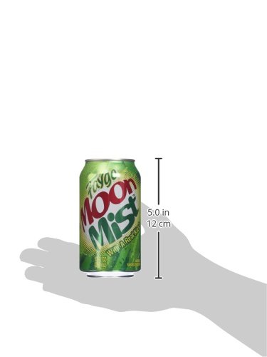 Faygo Moon Mist Soda - 12 Pack of 12 oz Cans (24 Total) - Refreshing Citrus Flavored Soft Drink for Parties, BBQs & Summer Gatherings