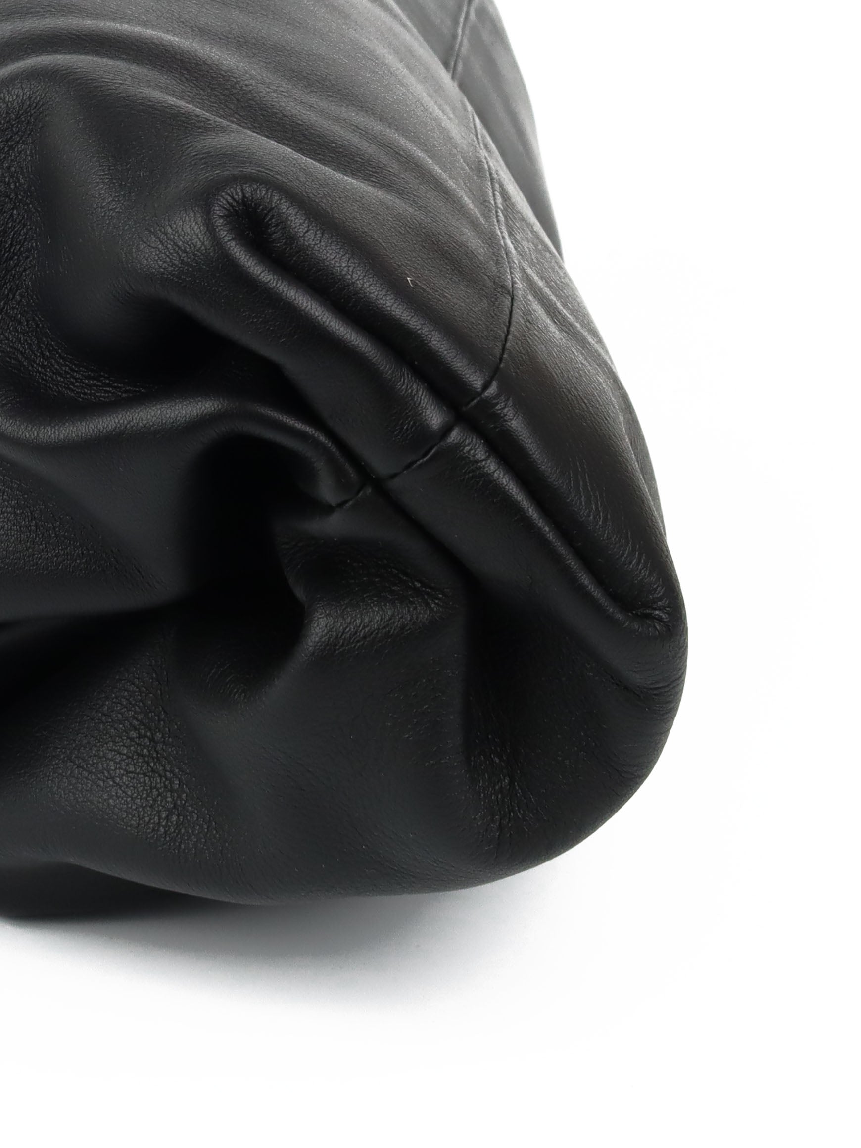 Bottega Veneta Large Black The Pouch Bag - Luxury Leather Shoulder Handbag for Women, Perfect for Evening Parties, Date Nights & Special Occasions