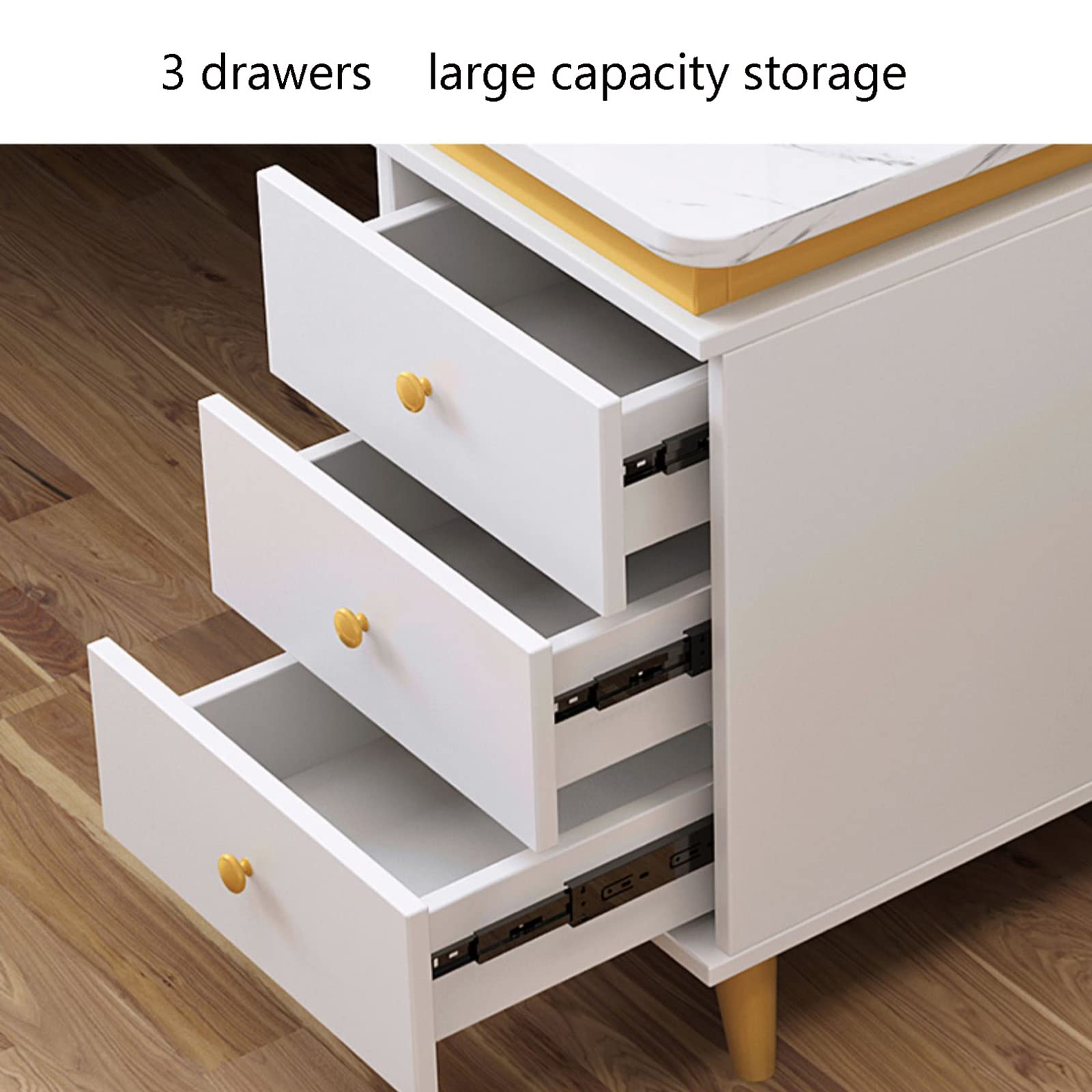 Modern White Computer Work Desk - 160 cm Home Office Writing & Gaming Desk for Bedroom, Study, and Workspace - Ergonomic Design for Comfortable Working & Gaming