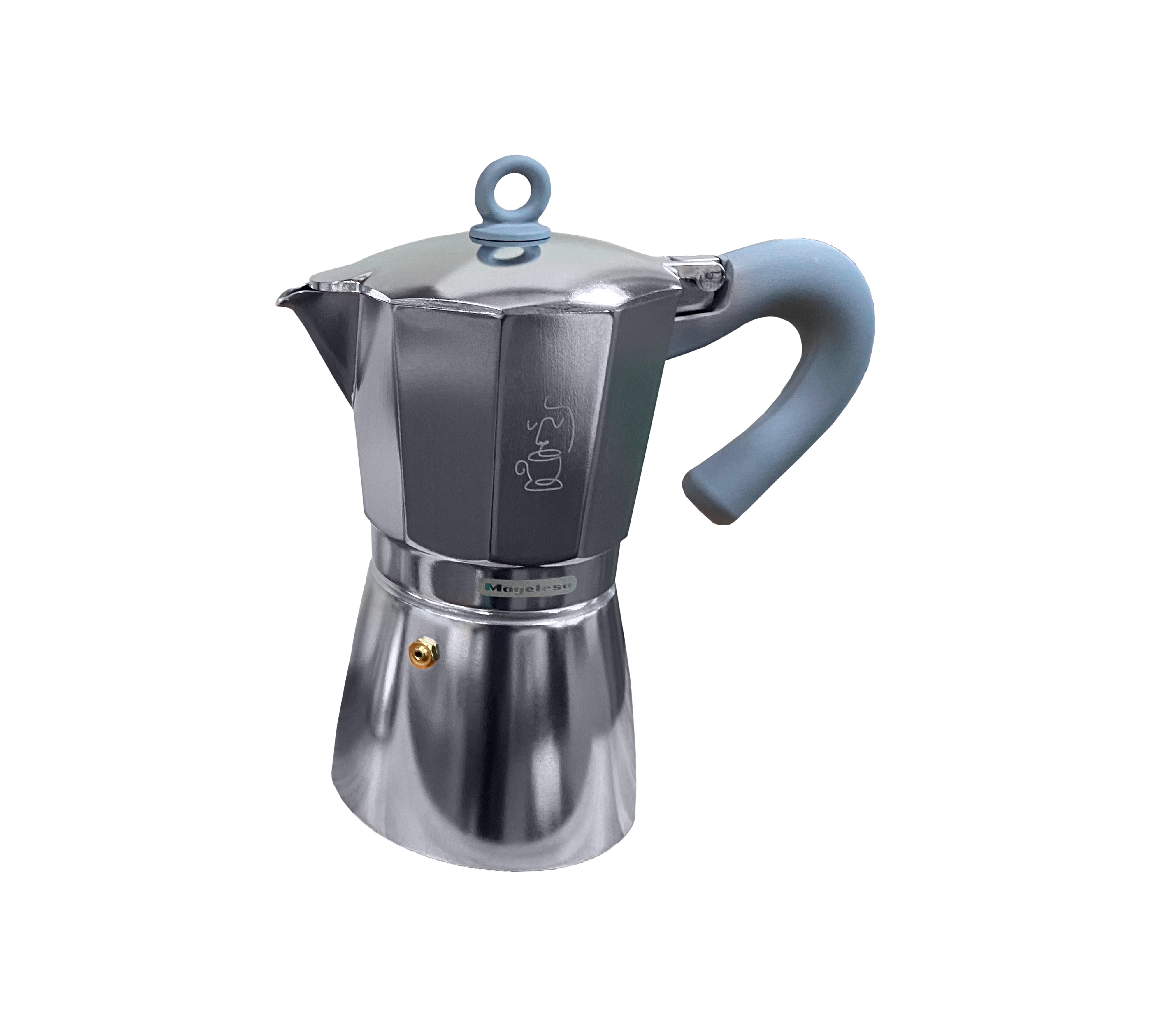 Paolo Magefesa Italian Stovetop Espresso Coffee Maker - Perfect for Home, Office & Camping Brewing