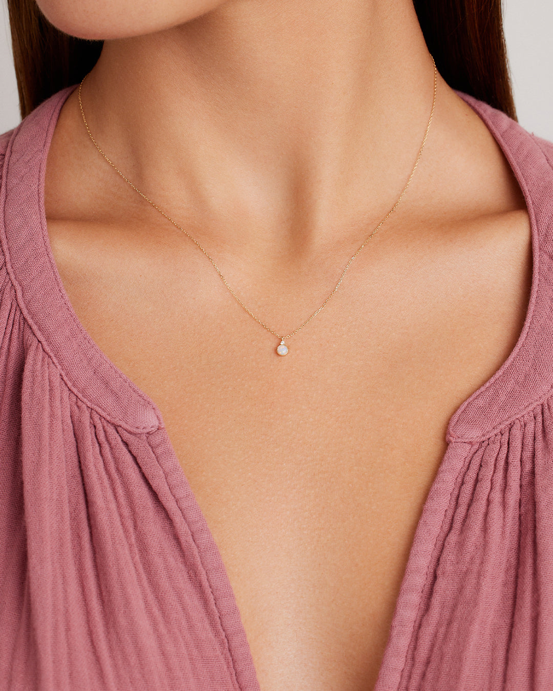 14K Gold Birthstone Necklace for Women - Personalized Zodiac Pendant Jewelry Gift for Mom, Wife, Daughter | Perfect for Birthdays, Anniversaries & Special Occasions