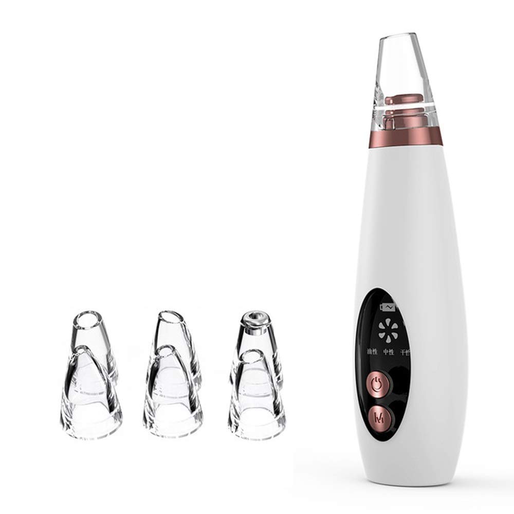 XCJ Electric Blackhead Remover - 4-in-1 Facial Cleansing Kit with Vacuum Suction for Acne, Pimple Extraction & Skin Exfoliation - Perfect for Daily Skincare Routine & Spa Treatments