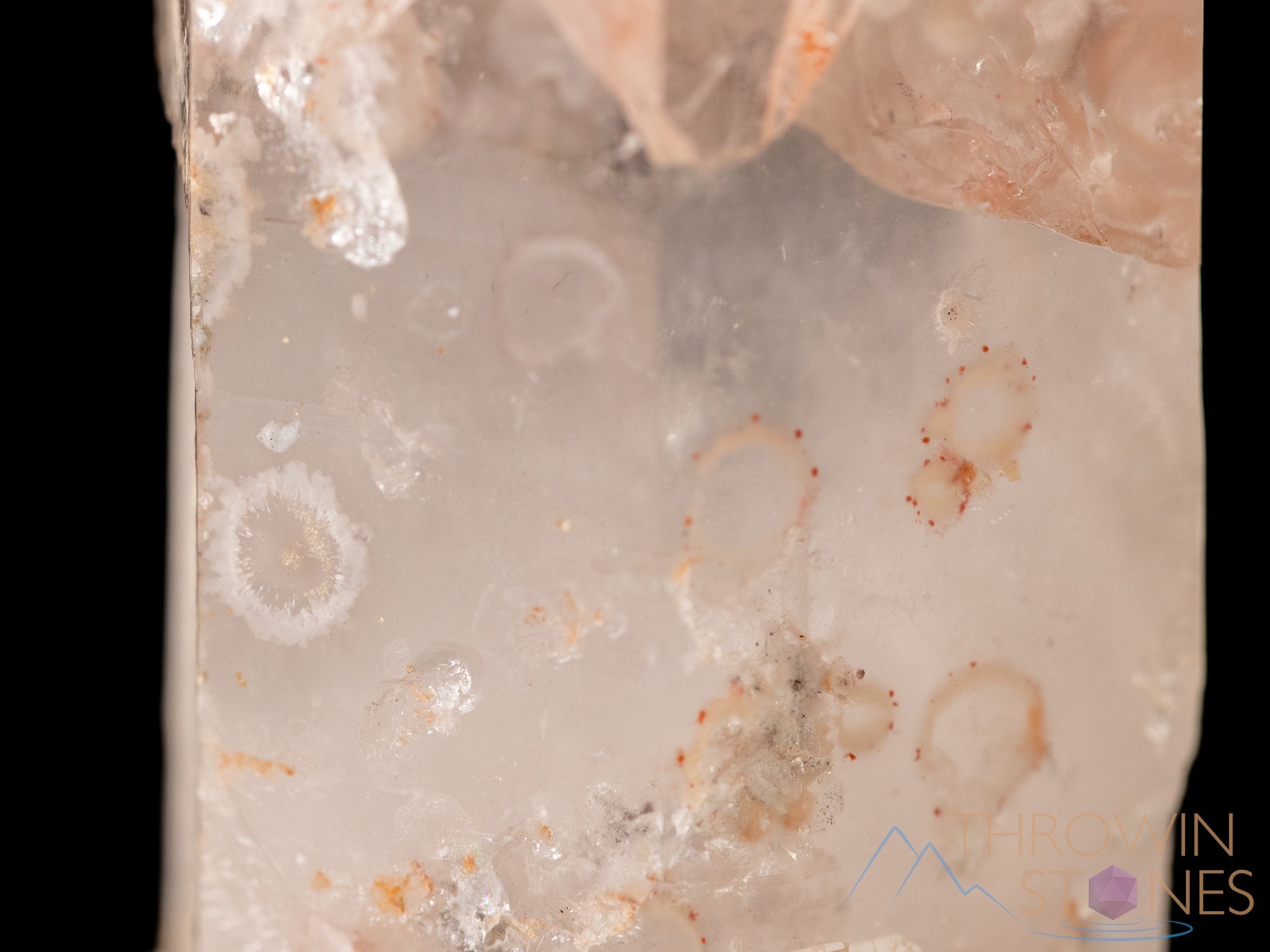 Natural MESSINA QUARTZ Raw Crystal with Hematite & Kaolinite | Healing Stones Collection | Unique Housewarming Gift & Spiritual Home Decor (39209) | Perfect for Meditation, Energy Cleansing & Office Desk Decor