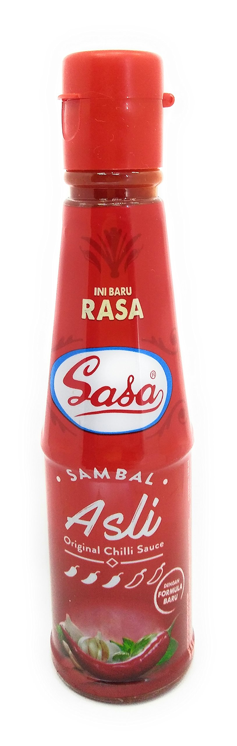 Authentic Sasa Sambal Hot Chili Sauce - 135ml (Pack of 3) | Spicy Indonesian Condiment for Cooking, Grilling & Dipping | Perfect for Noodles, Rice & BBQ