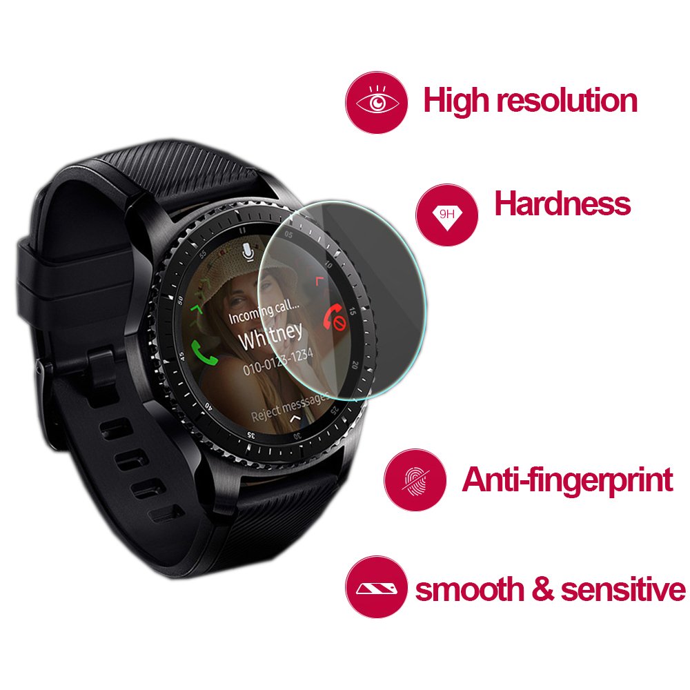 1.7 Inch Smart Watch Screen Protector - HD Clear, Anti-Scratch, Bubble-Free for Fitness & Daily Use