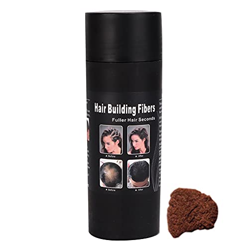 Natural Hair Fibers for Thinning Hair - 15g Hair Building Fiber Powder for Instant Volume & Hair Loss Concealer (Light Brown) | Perfect for Daily Styling, Special Occasions & Confidence Boost