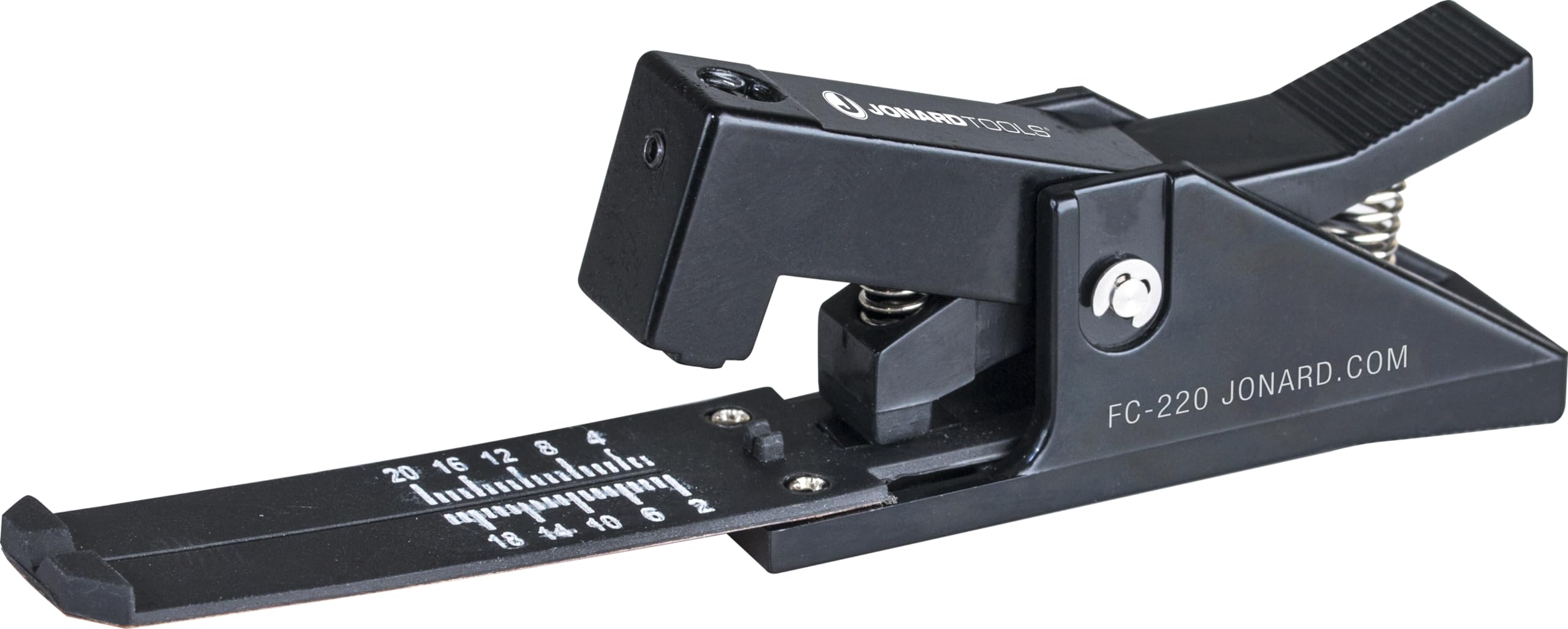 Jonard Tools FC-220 Professional Fiber Optic Cleaver - Compact Black Design for Precision Fiber Cable Cutting | Ideal for Network Installations & Telecom Repairs