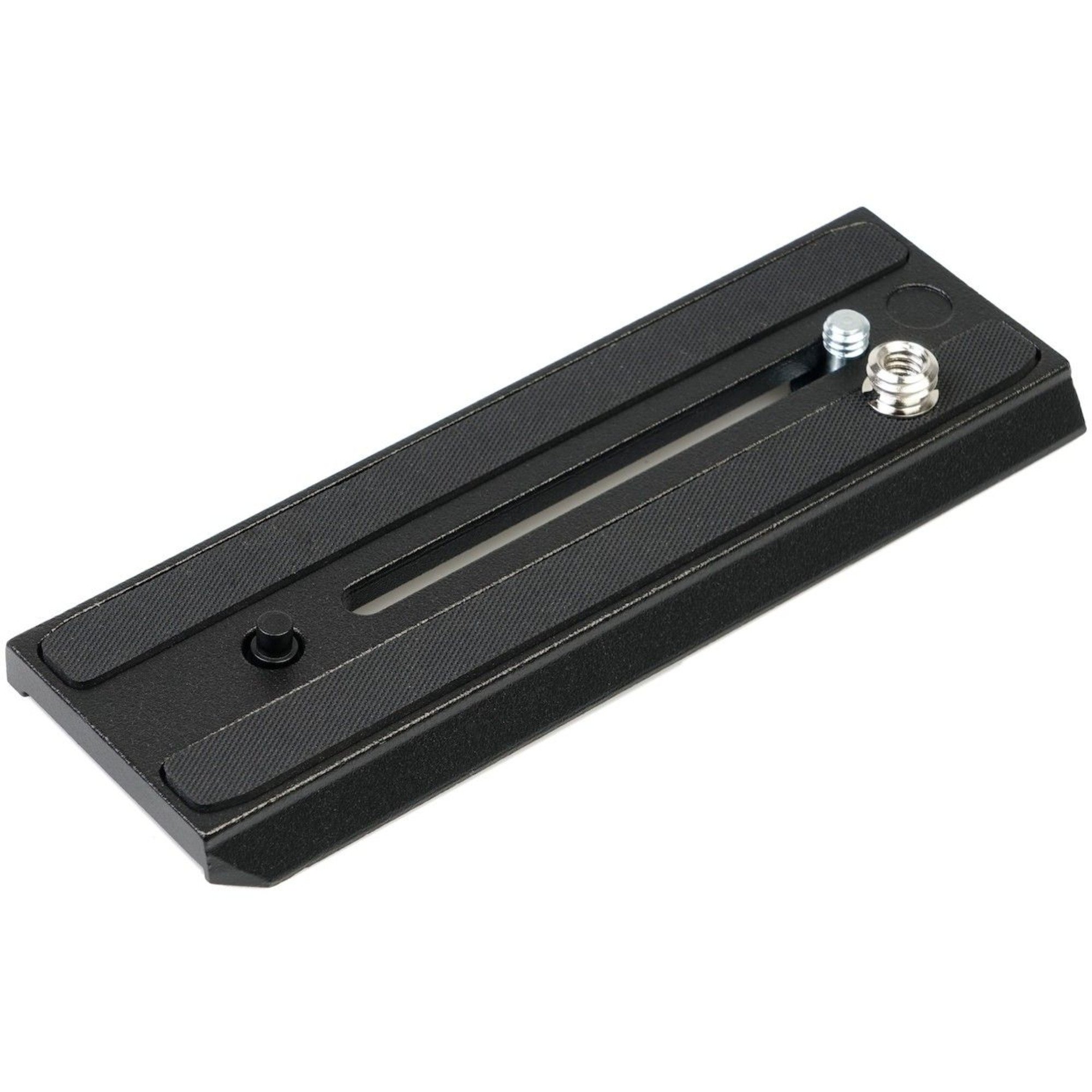 Manfrotto 504PLONG Professional Video Camera Plate - Heavy Duty Quick Release Plate for DSLR & Mirrorless Cameras - Black - Perfect for Vlogging, Filmmaking & Studio Photography