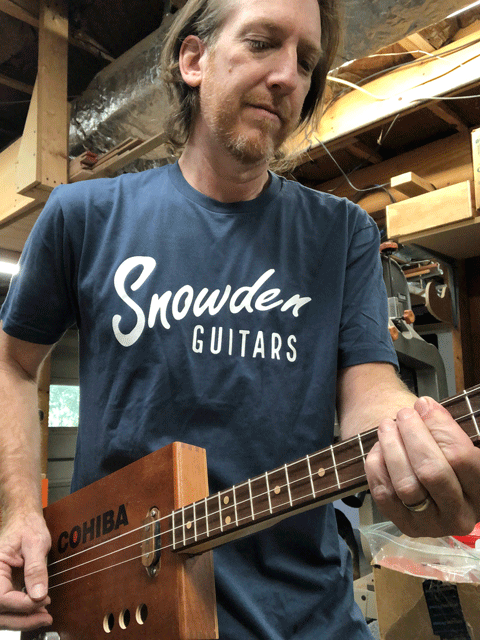 Snowden Guitars Official Logo T-Shirt - Premium Cotton Band Tee for Musicians & Guitar Lovers - Perfect for Concerts, Gigs & Casual Wear