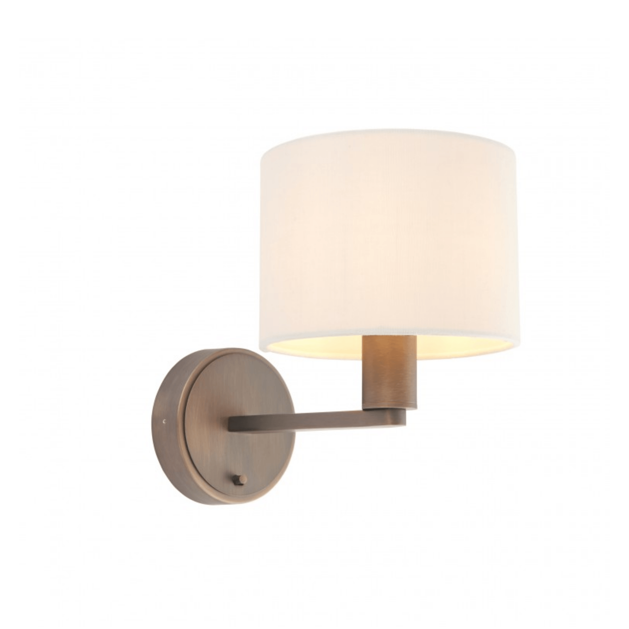 Alistair Wall Light - Antique Bronze & Matt Nickel Finish - Perfect for Living Room, Bedroom, and Hallway Lighting