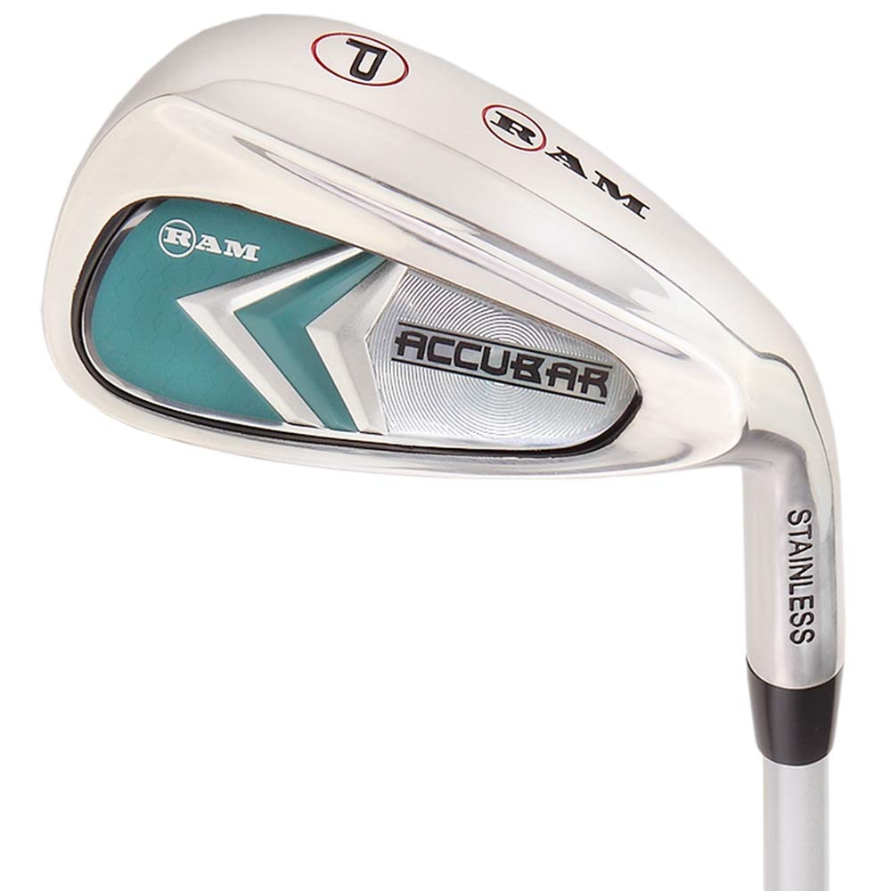 Ram Golf Accubar Ladies Right Hand Graphite Iron Set 6-7-8-9-PW with 24° & 27° Hybrids - Perfect for Women's Golf Practice & Course Play