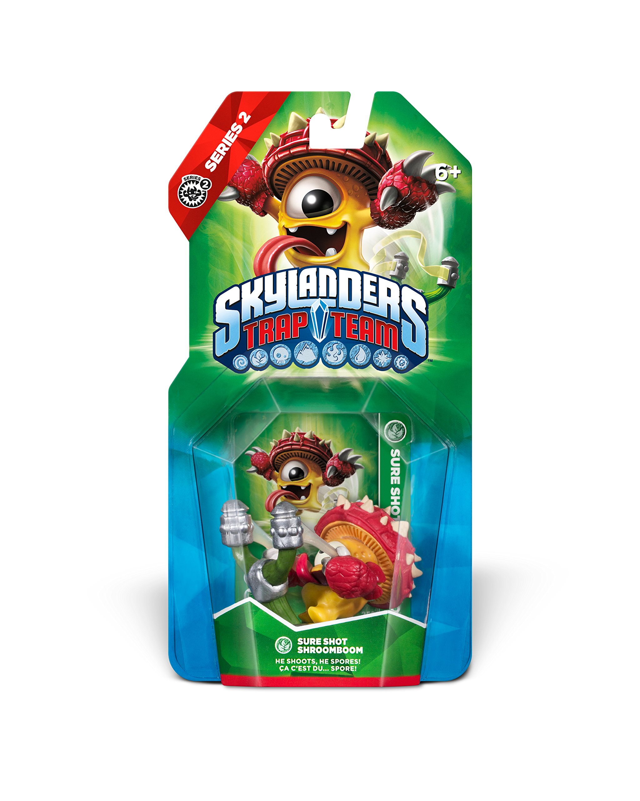 Skylanders Trap Team Sure Shot Shroomboom Action Figure - Collectible Video Game Character for Kids | Perfect for Gaming Battles & Display Collections