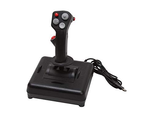 CH Products USB Combatstick Flight Joystick - Precision Gaming Controller for PC & Flight Simulators | Perfect for Combat Flight Games & Aviation Enthusiasts